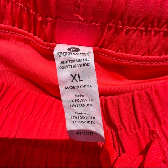 90 Degree By Reflex NWT  Vibrant Diva Pink (On Tag) Athletic Shorts - Picture 3 of 11